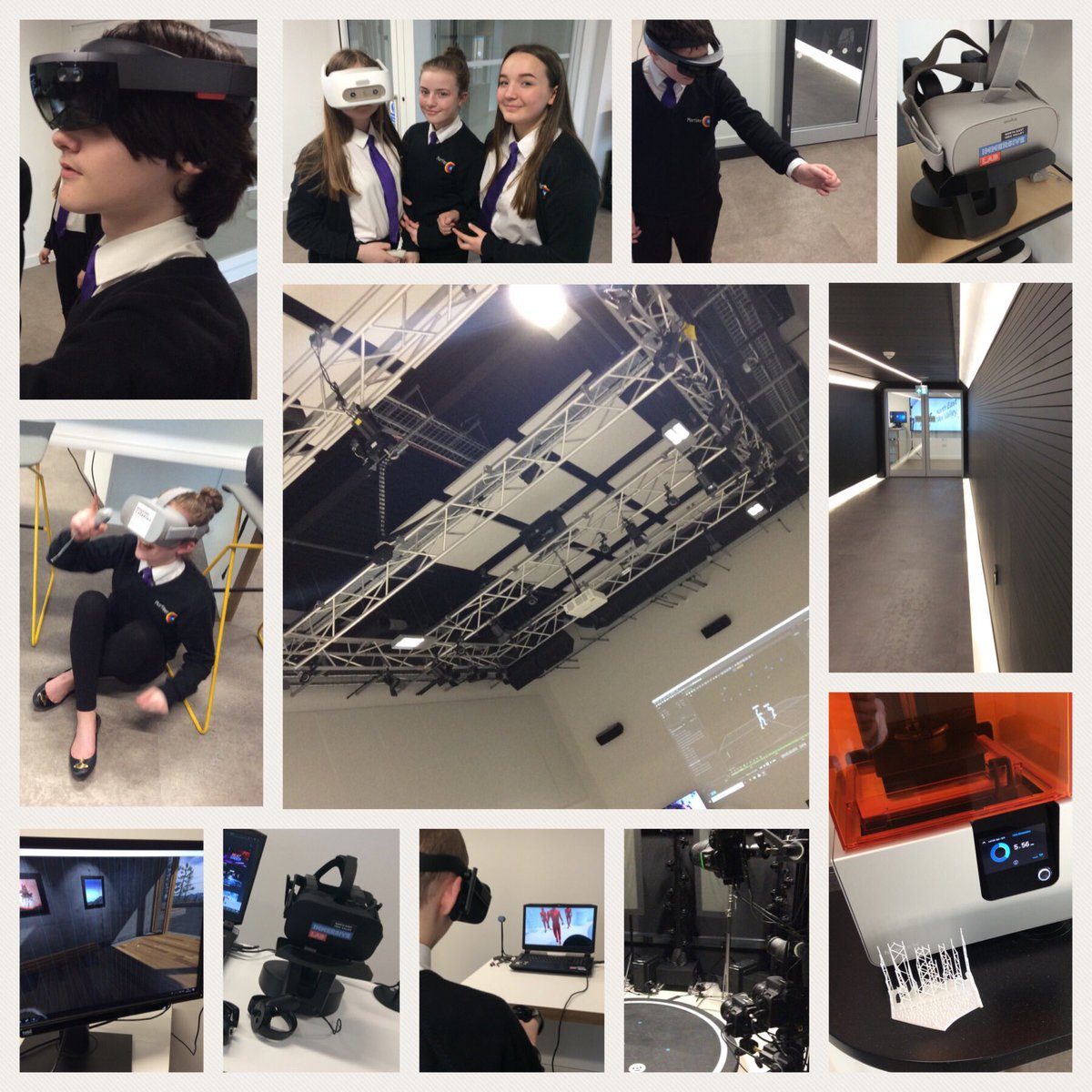 MortimerCC's tweet photo. A chance to use some amazing technology at the Immersive Lab. A huge thank you to the staff who supported our year nine students during the week. A wonderful opportunity. @SunSoftCity @DigiCatNETV @weareproto #becreative #technortheast #GoReboot https://t.co/nmIFTkxkpW