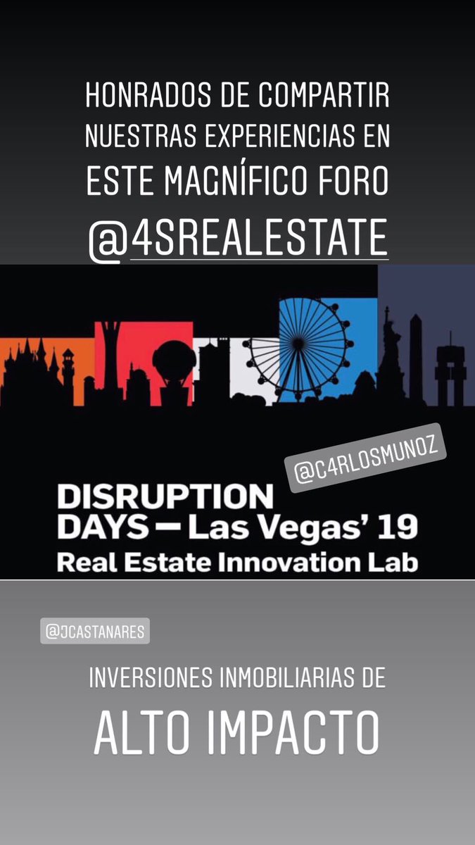xperthacapital's tweet photo. Honrados de compartir nuestras experiencias en el Foro #disruptiondays magníficamente organizado por @4SRealEstate @JCastanares @alliegt #inversiones #inmobiliarias https://t.co/03XtoVla9v