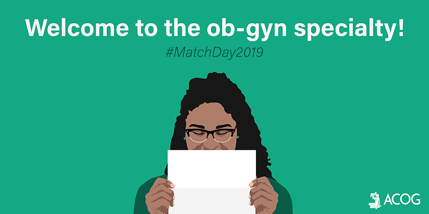 acog's tweet photo. Congratulations on this exciting time in your career—ACOG is thrilled to celebrate with you! We can't wait to see all that you accomplish in the future. Welcome to the ob-gyn specialty! #MatchDay #MatchDay2019 https://t.co/2I4foMZyrY