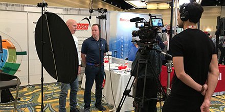 AktionFigures's tweet photo. Final interview at @TUGconnects goes to Gary Myers and Eric McGregor from @tacomascrew. #TC19 #TUGConnects #Infor_SXe @Infor_Dist https://t.co/9fYdOvDY2u