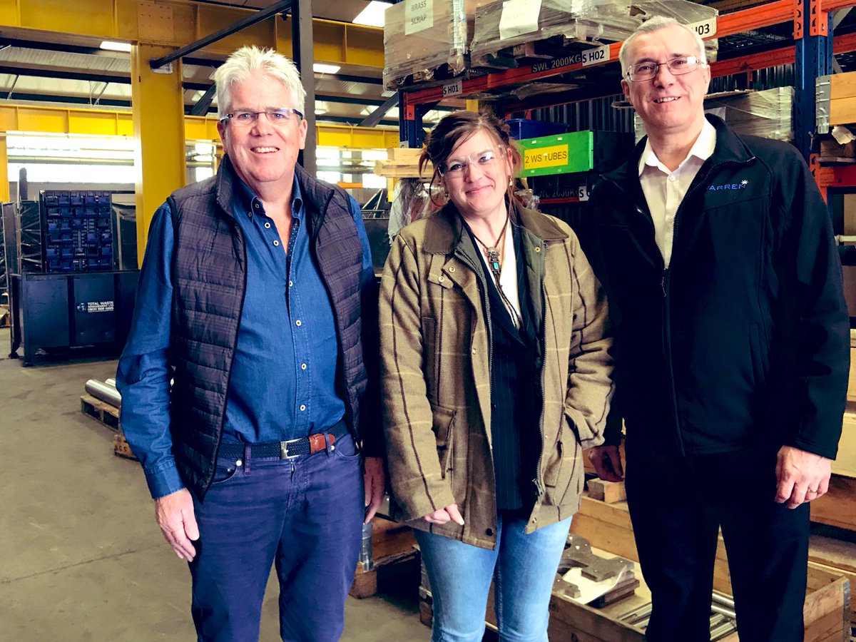 kwigart's tweet photo. Thank you @WarrenServices for showing us around your impressive #UKmfg facility https://t.co/F1XBwyNS9J