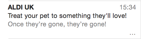 jogo78's tweet image. So, according to @AldiUK&apos;s email, I need to buy my cat a new bed urgently - before he dies. #BitHarsh