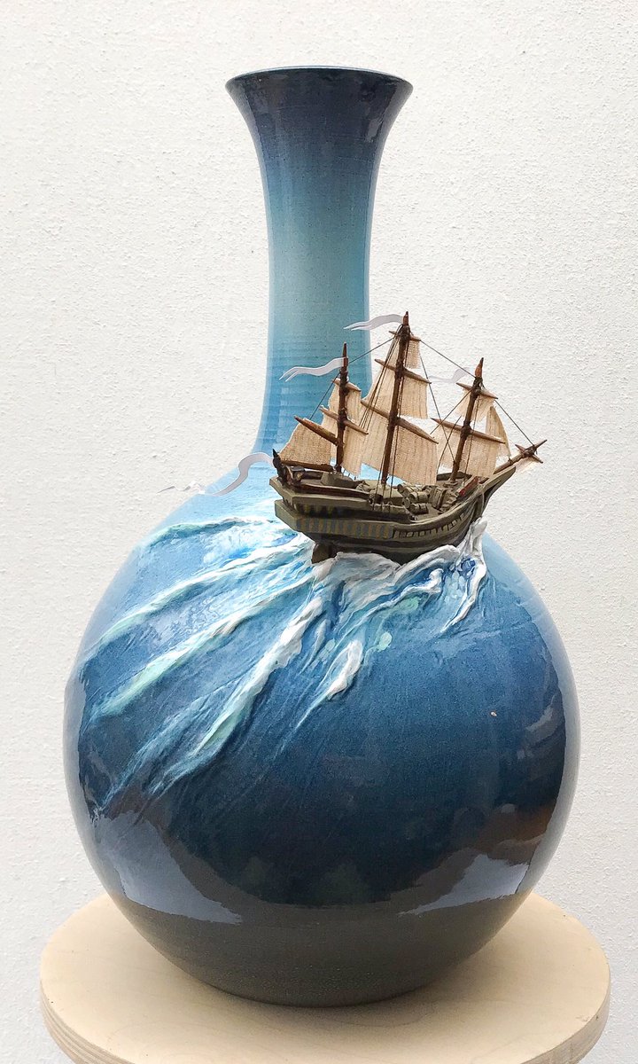ARTSinclay's tweet photo. 15” Ship on a Bottle.
https://t.co/uLAe0D7Fcm https://t.co/GuLGZKQZkq