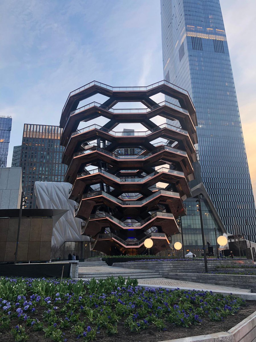 AKT_II's tweet image. Vessel is finally open at #HudsonYards in NYC. We were pleased to work on this project with #HeatherwickStudio

Find out more on our website: lnkd.in/gtQbh5Z

#AKTIIprojects #Vessel