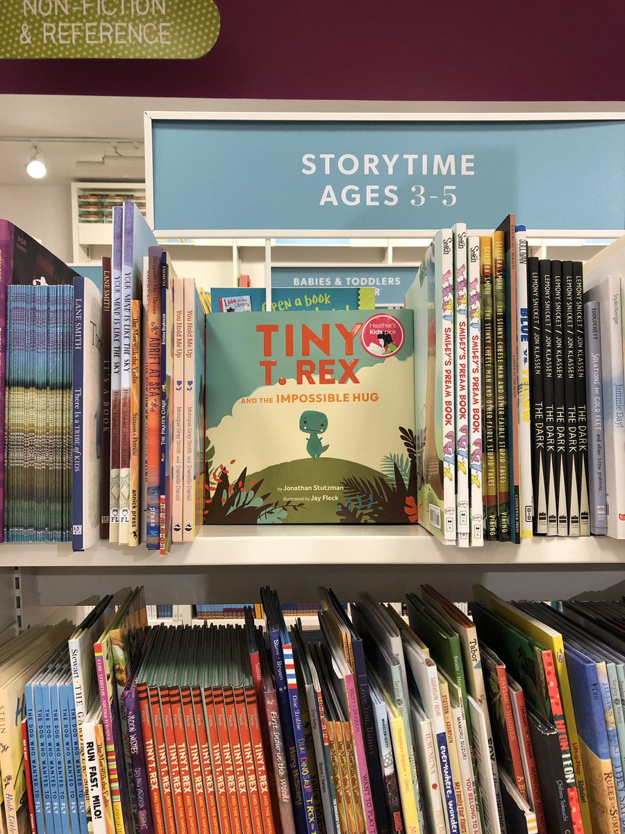 Finally got my hands on Tiny T. Rex and the Impossible Hug! The story is just as adorable as the name. Who knew a T. Rex could be so sweet? <a href="/dustdancestoo/">Jonathan Stutzman</a>