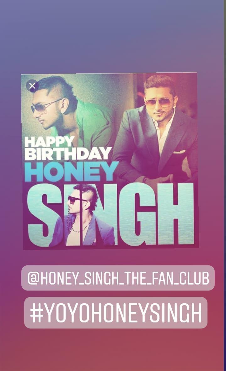 Happy birthday bhai yo yo honey singh 