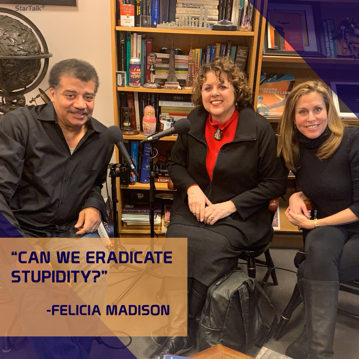 StarTalkRadio's tweet photo. Tired of misinformation about vaccines? Want to help? Listen to "Vaccines - Let's Make America Smart Again!": https://t.co/ihqzwbl6sb
#LMASA https://t.co/xwOrA16NRK