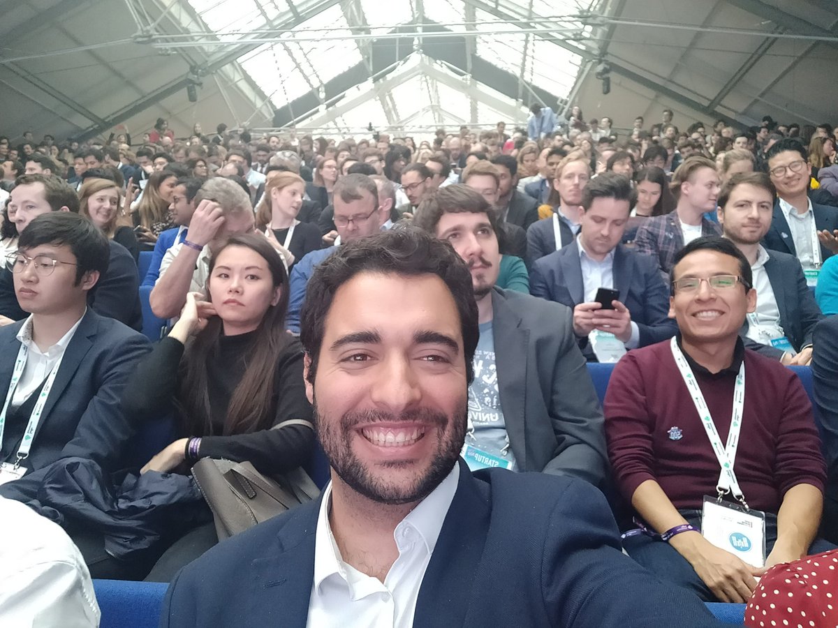 RafelJorda's tweet photo. Packed to the top at the #HTSummit award ceremony! @Open_Cosmos is finalist in the Space category! Fingers crossed! https://t.co/NSeI8pTjKl