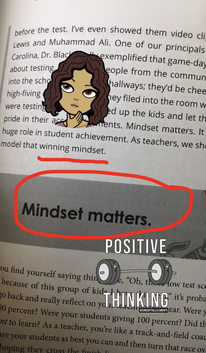 kingsteacher1's tweet photo. Mindset is key for teachers and students. #walkerbooksnaps https://t.co/LwyOVHqyPN