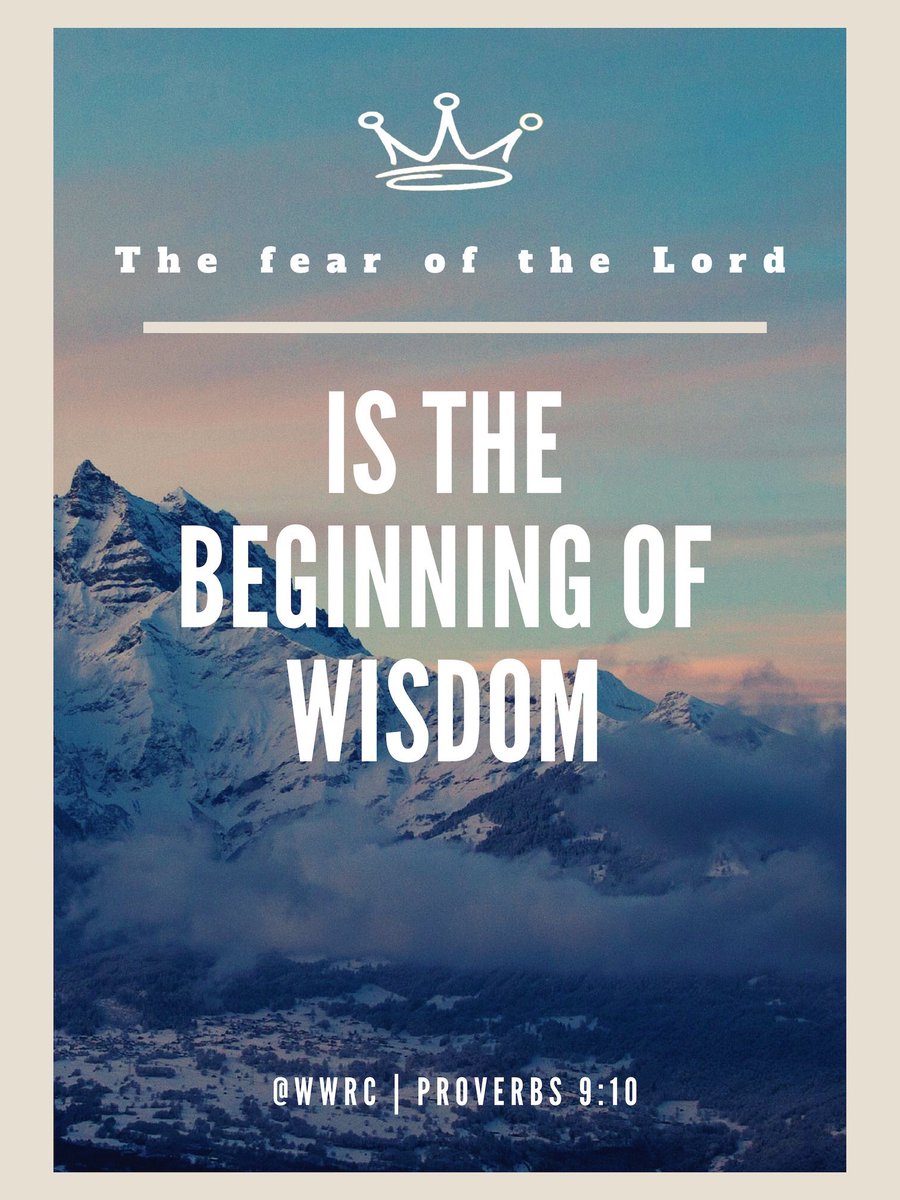 WWRCCollingwood's tweet photo. El temor de Jehová es el principio de la sabiduría
#wwrc #wwrcverse #wwrcsays #feartheLord #wisdom #askforwisdom https://t.co/bTlga88Nyp