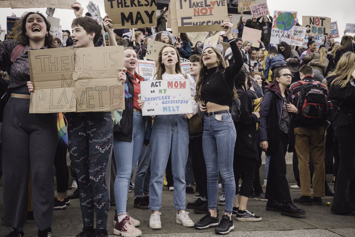 tweetsbyjosh's tweet image. So inspired by the students of London #ClimateActionNow #FridaysforFuture #ClimateJustice #ClimateCrisis