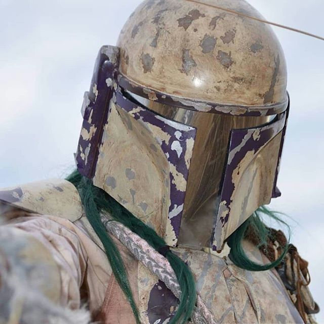 mandomercs's tweet photo. Well how about that, we had yet another Beast Hunter join our ranks this year! Welcome Prini Nibal to the fold; your quarry is out there! #beasthunter #mmcc #mandalorianmercscostumeclub #beastmasters https://t.co/5eHecznW0d