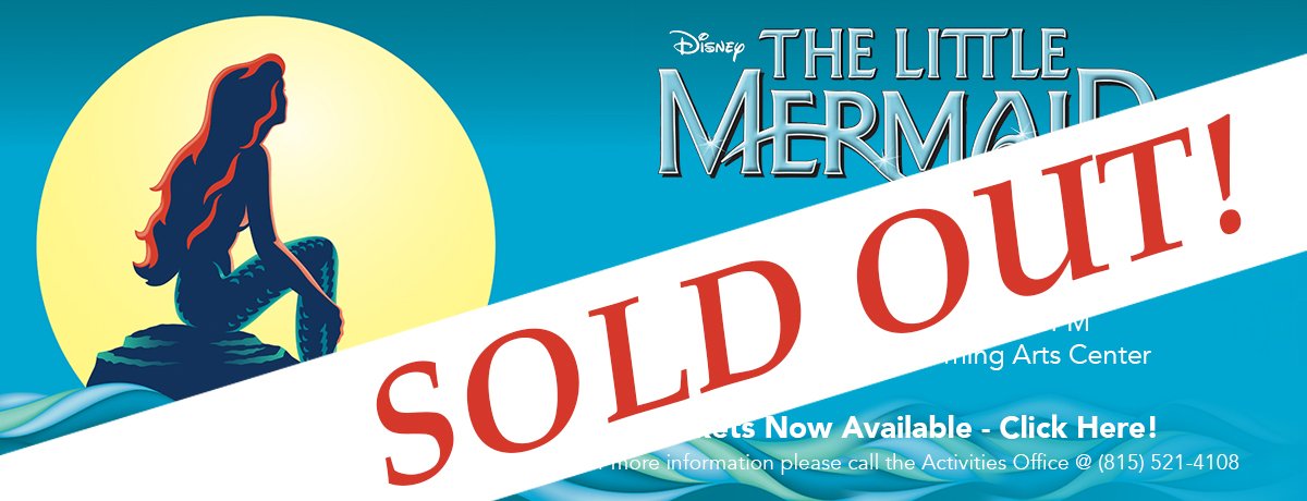 Update: The Little Mermaid has been SOLD OUT!