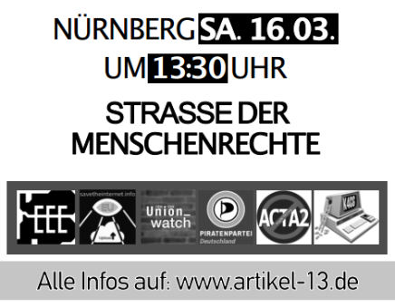 StopArt13's tweet image. Bekommen wir jeden von #FridaysForFuture aus #Nürnberg morgen auf die Straße gegen #Artikel13 damit die #Artikel13Demo ein Erfolg wird? #SaveTheInternet
#SaveYourInternet
#StopACTA2 #NieMehrCDU #NieWiederCDU #NieMehrCSU #NieWiederCSU