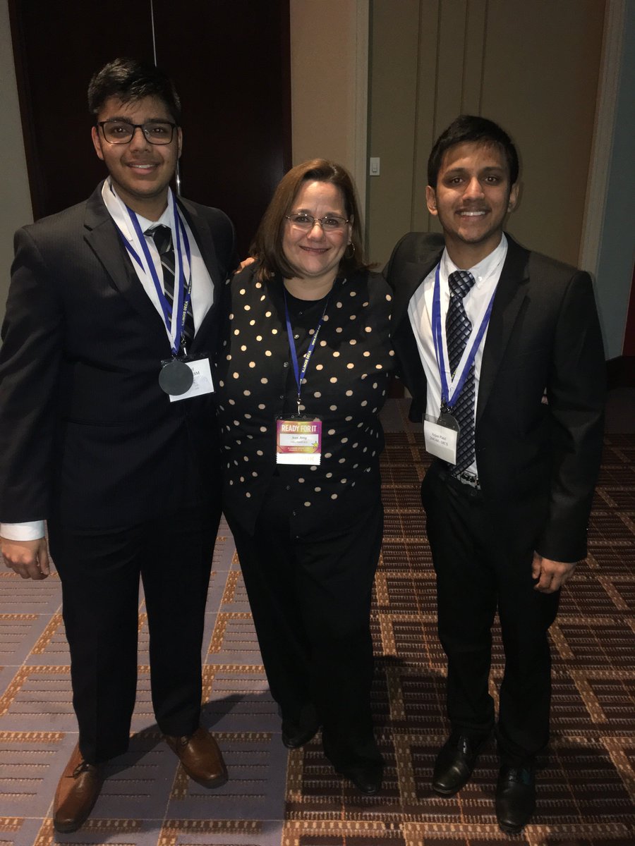 DECANilesNorth's tweet photo. @westdeca Mrs. Attig was happy to catch up with these guys at @IllinoisDECA  State Conference and so #proud of all they have accomplished!  #READYFORIT  @NiWeActivities @drjasonness https://t.co/eouh9vC7iP