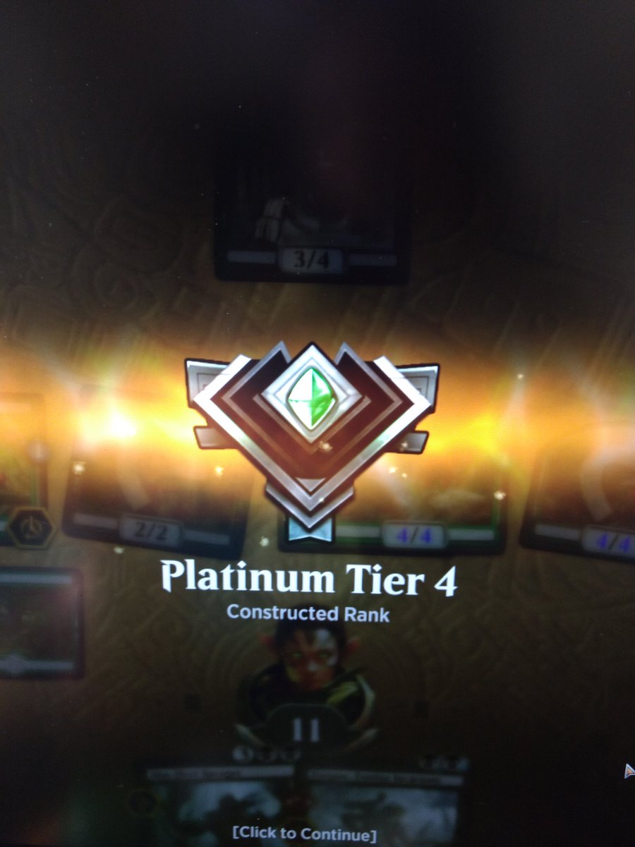 Staciianna's tweet photo. Recently started playing MTG arena. Made it to plantinum. One of my favorite games right now.  #mtg_arena #mtg #MagicTheGathering https://t.co/pXzyyJMfkh