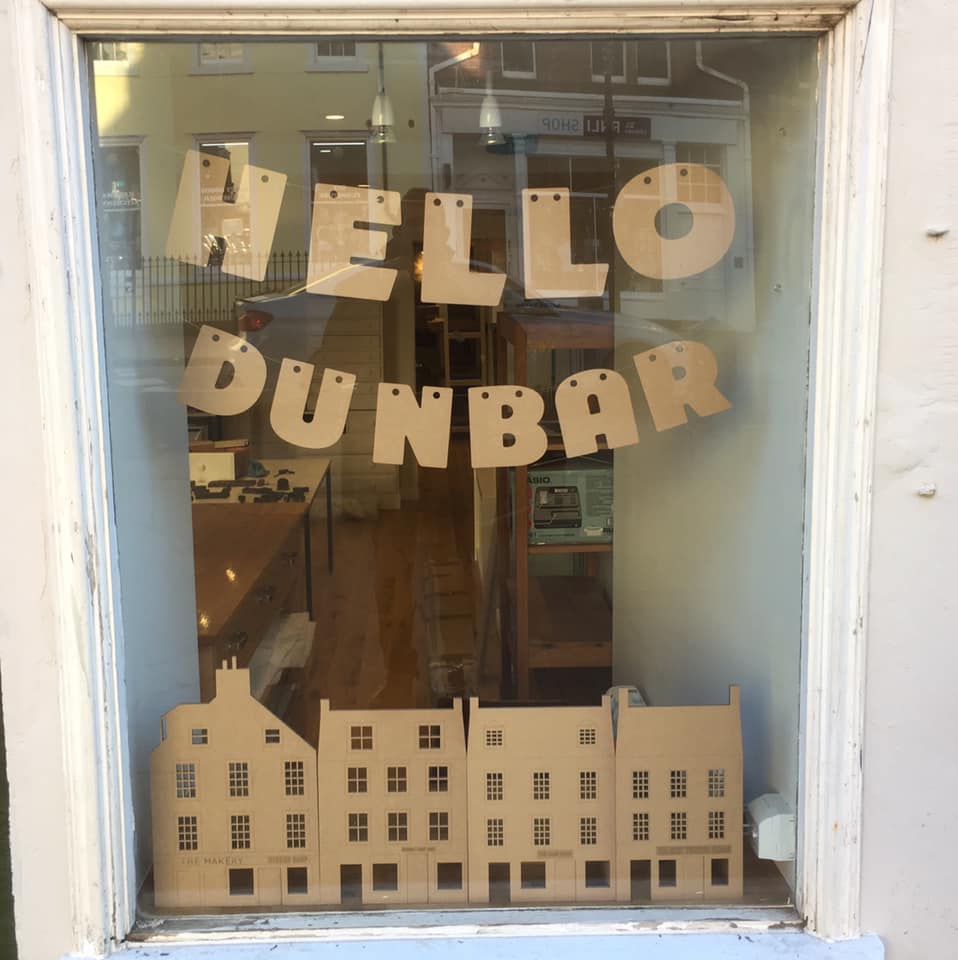 TheMakeryDunbar's tweet photo. You might have seen Emma and Murray beavering away in the shop this week. Planning to open early April. Follow us here for updates. https://t.co/kzdFsamQUe