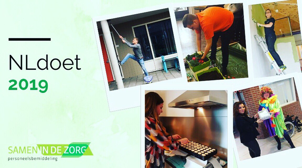 SamenindeZorg's tweet photo. #samenindezorg #NLdoet #NLdoet2019 #vrijwilligerswerk https://t.co/a2RiBI1AaK