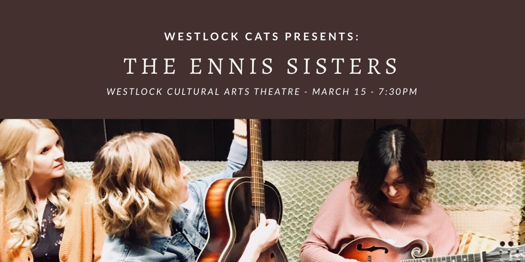 ENNISmusic's tweet image. ES Concert TONIGHT in Westlock, AB! Show starts at 7:30pm. @HipDubT #WestlockCATS @maureenennis3 #KeepingTime