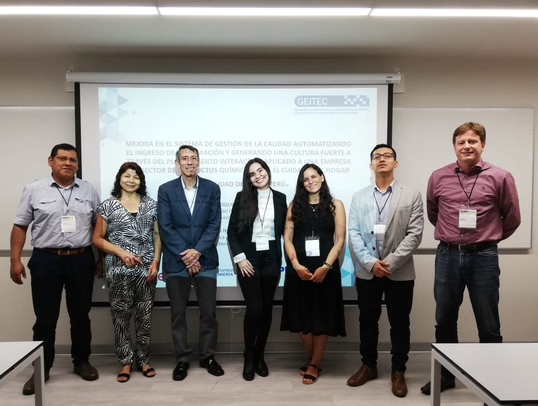 melina_galdos's tweet photo. Thrilled to be taking part of the 2019 Congreso Internacional de Gestión de la Ciencia, Tecnología, Ingeniería e Innovación #GEITEC in Lima, Peru. A huge thanks to @SPRU for the support, and to @pucp for bringing together researchers, industry representatives and entrepreneurs! https://t.co/CMXhN5Q1rO