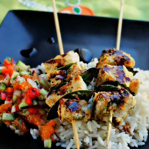 The weather looks perfect for a braai so why not try these healthy delicious Fish and Bay Kebabs this weekend? bit.ly/ShMeWKR143 #winelandskitchen #recipe #food #weekendvibes