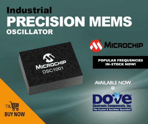 doveelectronic's tweet photo. BUY NOW: https://t.co/JDcljL7cL0

The DSC1001 is a silicon MEMS based CMOS oscillator offering excellent jitter and stability performance over a wide range of supply voltages and temperatures. https://t.co/43Ckza38ow