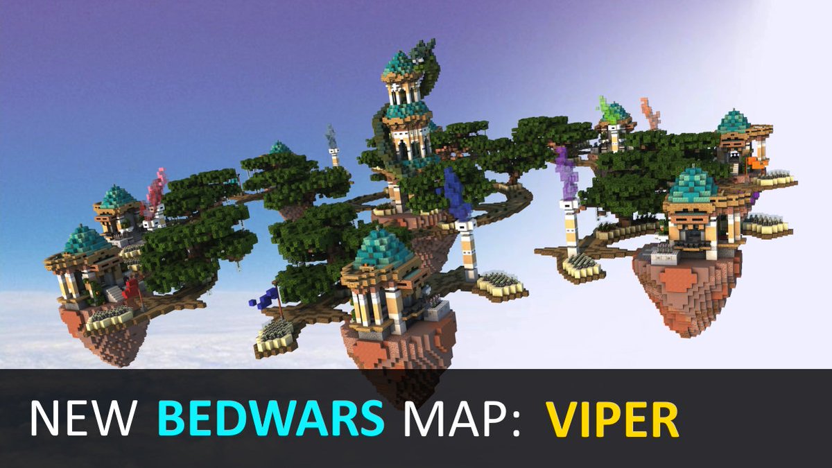 ⚜️ MAP-WEEK! ⚜️

Heute releasen für euch die neue BedWars-Map "Viper" in der Größe 8x2. Der Aufbau dieser Karte ist neuartig für BedWars und ist ein Versuch in eine weitere Richtung des Gameplays. Wir wünschen euch viel Spaß beim Testen 🐉