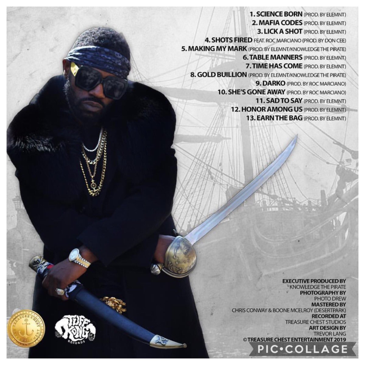March 18th mark it down because that’s when the next soon to be classic #BlackCesar from <a href="/PIRATEKNOWLEDGE/">Knowledge The Pirate</a> drops &amp; with prod by <a href="/rocmarci/">ROC MARCI</a> @KoncreteJungle_ &amp; Don Cee u know it’s gonna be special⚓️🔥⚓️Y’all better go preorder it at knowledgethepirate.com 💯NY hip hop at is finest💎
