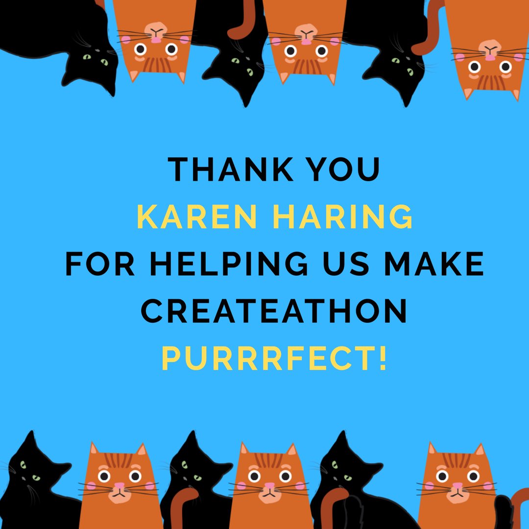 CreateAthonWVU's tweet photo. Thank you! 😸 #creatingforacause #createathonwvu @createathon https://t.co/qtch9J5tWe