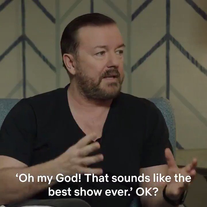 Ricky Gervais on Twitter: "Can you do a better job than these idiots