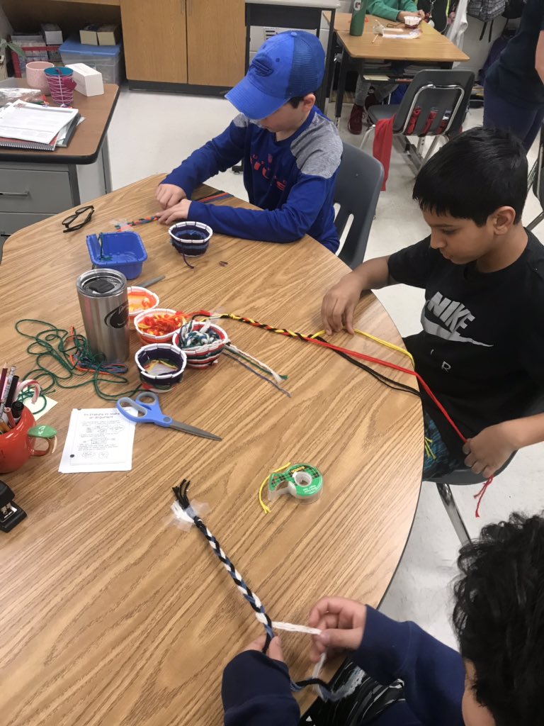 MrsBradleyART's tweet photo. Cuz one day they might have to braid their daughters’ hair. Art life-lessons! #LRelem @LittleRiverLCPS https://t.co/L43UK3x7UV