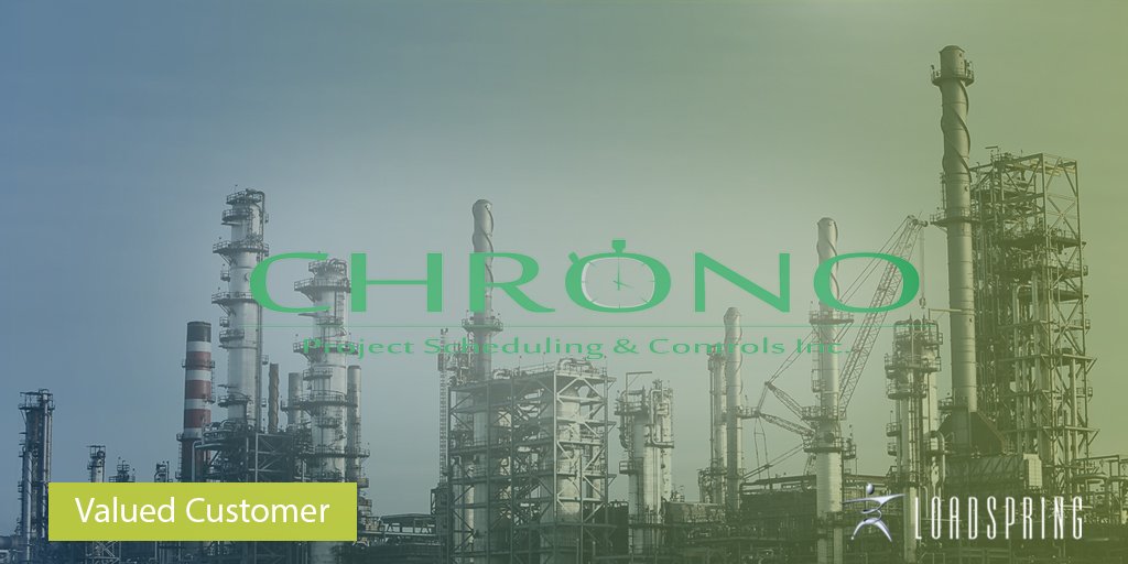LoadSpring's tweet image. Chrono Project Scheduling &amp;amp; Controls Inc., a virtual project scheduling service provider, extended its business with #LoadSpringSolutions! Be on the lookout for new developments. 📷 Chrono Project Scheduling &amp;amp; Controls Inc. #LoadSpringCloudPlatform #cloudbasedprojectmanagement