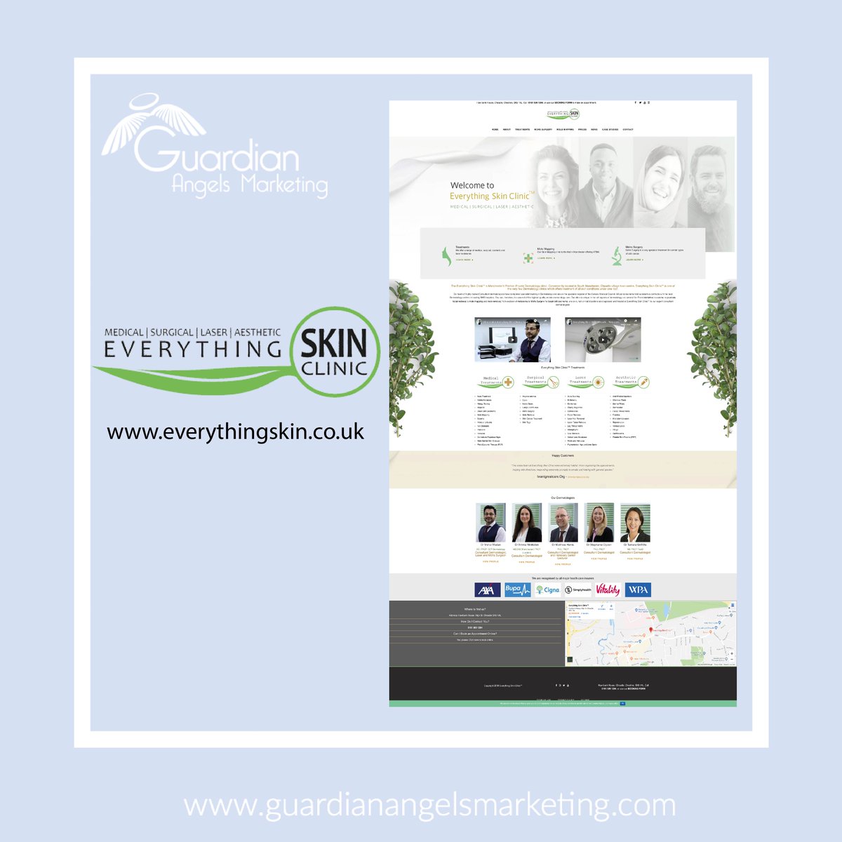 Introducing <a href="/everything_skin/">Everything Skin Clinic</a>  website created by our #webdesigners. 

Their aim is to provide the best possible &amp; affordable skin care in health &amp; disease under one roof in South Manchester. 

For more information on the treatments they provide visit; ow.ly/q8gQ30nSHpv