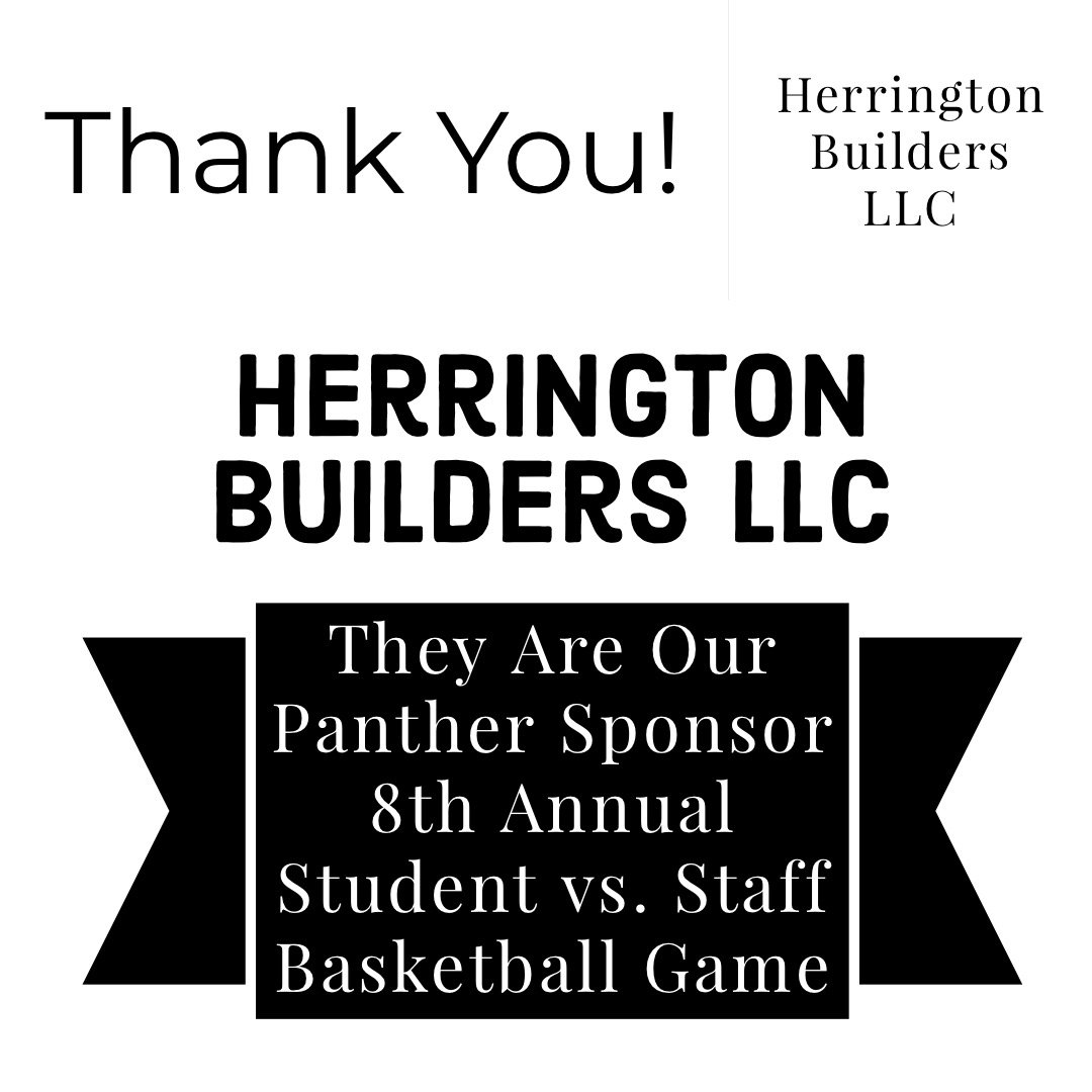 Shoutout to Herrington Builders LLC for being a Panther Sponsor for our 8th Annual @pinebeltcars / <a href="/oceanfirstbank/">OceanFirst Bank</a> Student vs Staff Basketball Game 🏀🔥
Wednesday March 20th, 7:00 Tip-Off