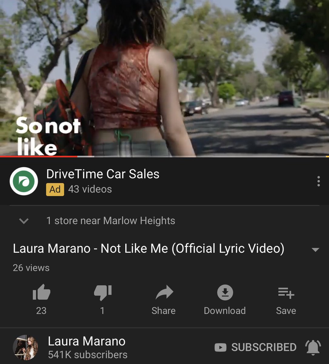 edisonemilyyy's tweet image. It’s hereee #NotLikeMe @lauramarano