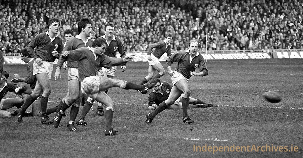 IndoArchives's tweet photo. #Ireland Vs #Wales in Cardiff at the Cardiff Arms Stadium in the #5Nations, March 1983 https://t.co/HiO3gA98zZ