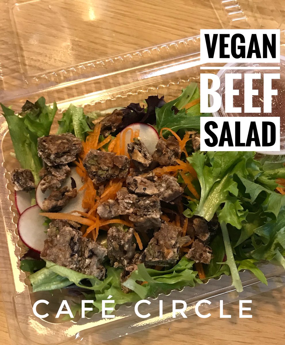 cafecircleca's tweet photo. Vegan beef salad. Not meat. https://t.co/sjLUA7hpIQ