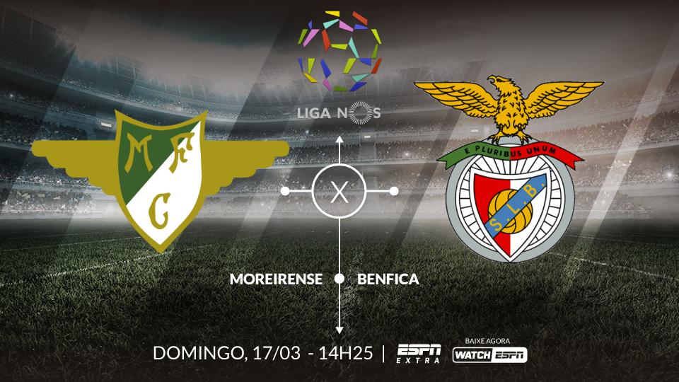 #Vasco RT @ESPNagora: BENFICA EM CAMPO

HOJE, o Benfica visita o Moreirense, buscando manter a liderança do campeonato. Assista à partida AO VIVO, às 14h25, na ESPN Extra e no WatchESPN

#PortuguêsNaESPN