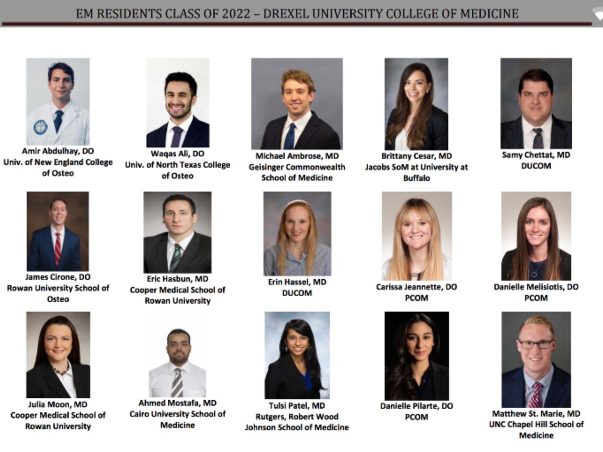 Ernest Leber (@phillyeddoc) on Twitter photo Congrats to the Drexel EM Class of 2022! Welcome to the Family! <a href="/DrexelEmergency/">Drexel Emergency Med</a> <a href="/DrexelMedicine/">Drexel University College of Medicine</a> #matchday2019 Congrats to the Drexel EM Class of 2022! Welcome to the Family! <a href="/DrexelEmergency/">Drexel Emergency Med</a> <a href="/DrexelMedicine/">Drexel University College of Medicine</a> #matchday2019