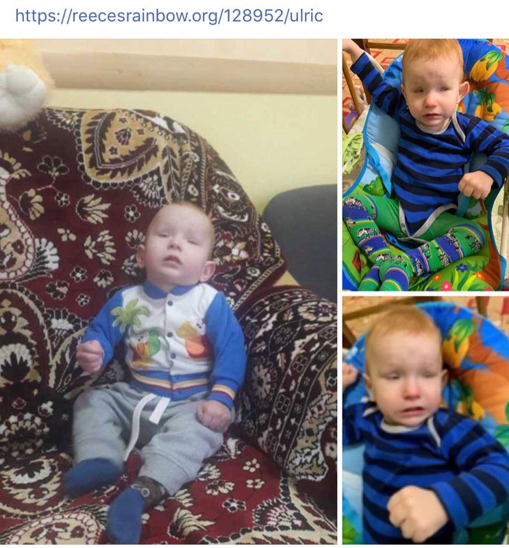 ReecesRainbow's tweet photo. Look at that red hair 😍

Being blind and in an orphanage would be so scary. 

Go get your baby. 

https://t.co/5zsdzfKMpN #Ulric #starfishstory https://t.co/tksxaOcFRN