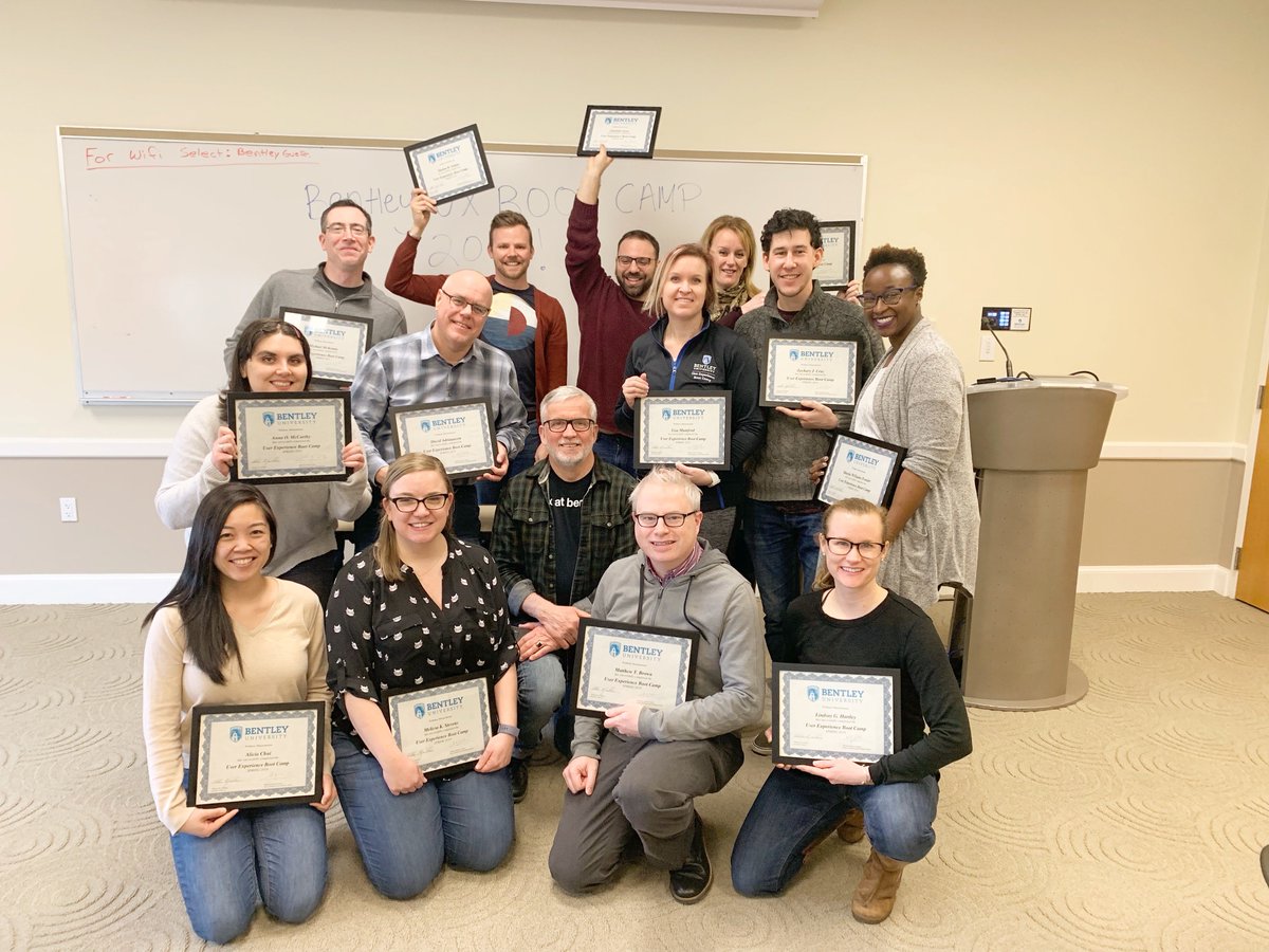 BentleyUXC's tweet image. That’s a wrap! 🎉 We had a great time this week hosting our 29th annual #UXBootCamp. Thank you to this awesome group for joining us and sharing your passion of #UX! 💙