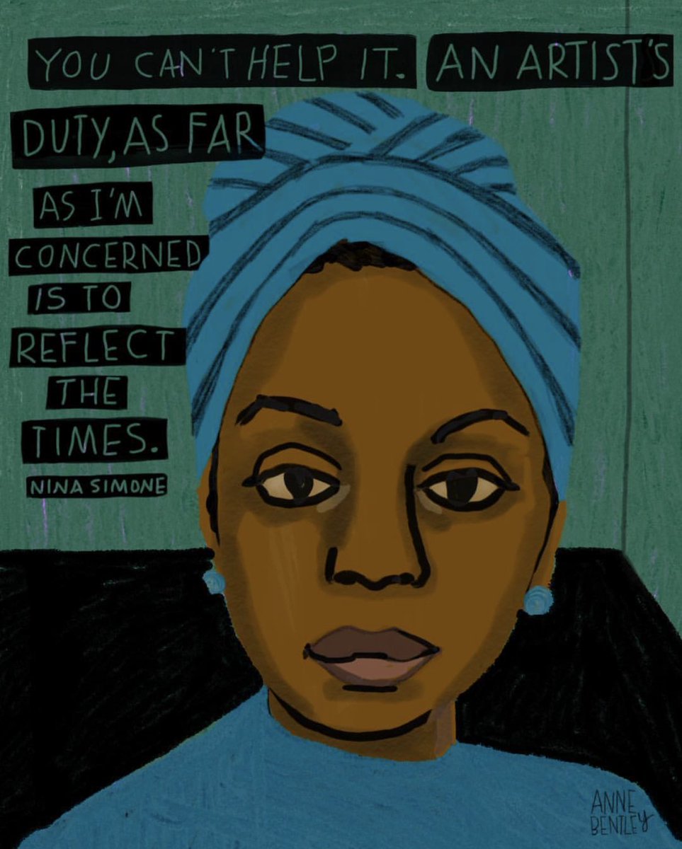 Head to our Instagram stories to see some illustrated badass women in celebration of #WomensHistoryMonth! And tag your favorite feminist illustrators on our Instagram grid <a href="/womenintheworld/">Women in the World</a>
>> bit.ly/2W38o3f 

[Nina Simon Illustration by Anne Bentley]