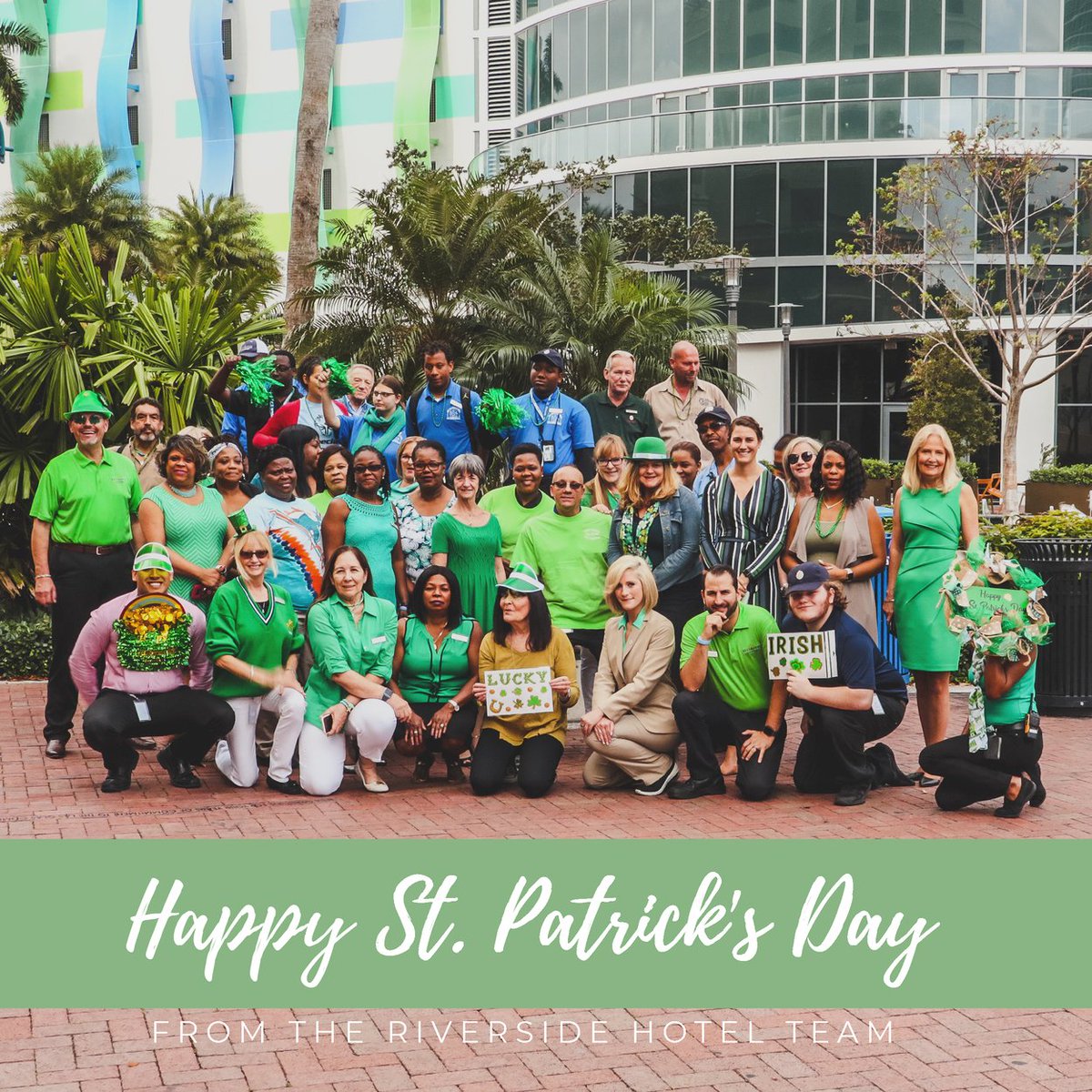 MarinaRiverside's tweet photo. Wishing you a happy, safe St. Patrick's Day Weekend! Celebrate with us at the Riverside Hotel and enjoy our St. Patrick's Day Riverside Restaurant Collection Specials! ☘️ 🍺 #riversiderestaurantcollection #stpatricksday2019 #drinkspecials #foodspecials #indigo #goldenlyonpub https://t.co/HfhvyaW4Jf