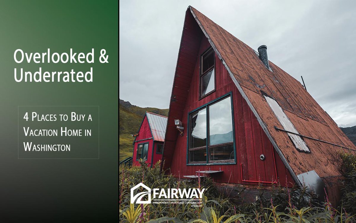 Buying a 2nd home in WA was one of the best choices I’ve made in the last 5 years. But finding that perfect spot can be tricky, so here are a few options to consider. If you’re inspired and interested in buying a second home, I’d love to help! #vacation buff.ly/2HxL5dO