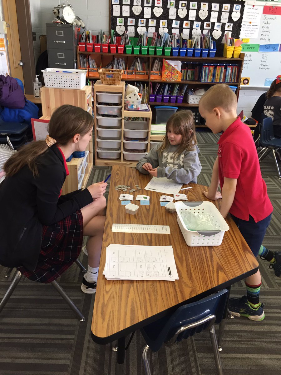ThormodsonCCLS's tweet photo. These @CCLSChargers middle schoolers did a great job in their mini course helping out at the elementary campus with everything from money counting to running the laminator. Way to be the hands and feet of Christ! https://t.co/UM11BqqJHc