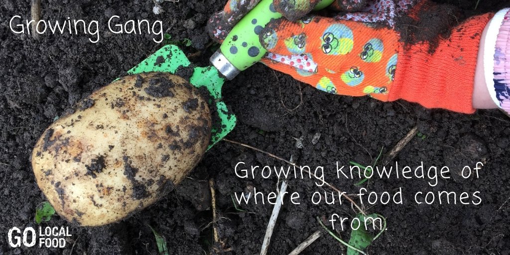 Excited for our first Growing Gang meeting this year - Sat March 30th, 10.30am. See the website for more details and updates: golocalfood.co.uk/growing-gang/ #muddychildren #loveveg #community