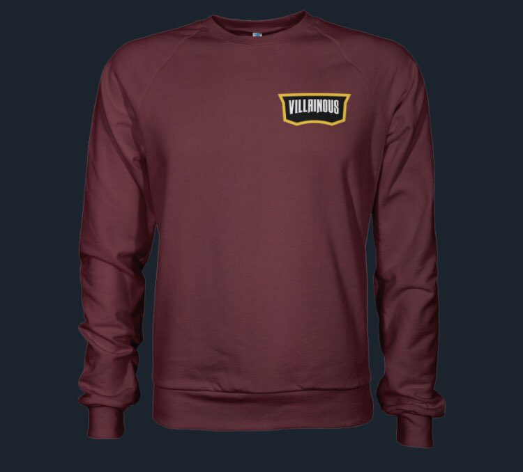Villainous_Team's tweet image. *NEW APPAREL*

We have 4 new designs on the Team Villainous clothing store including; draw string bags, crewnecks, shorts, and sweatpants! 

Get your clothing here: aporiacustoms.com/stores/villain…

#VillainsRise | @AporiaCustoms