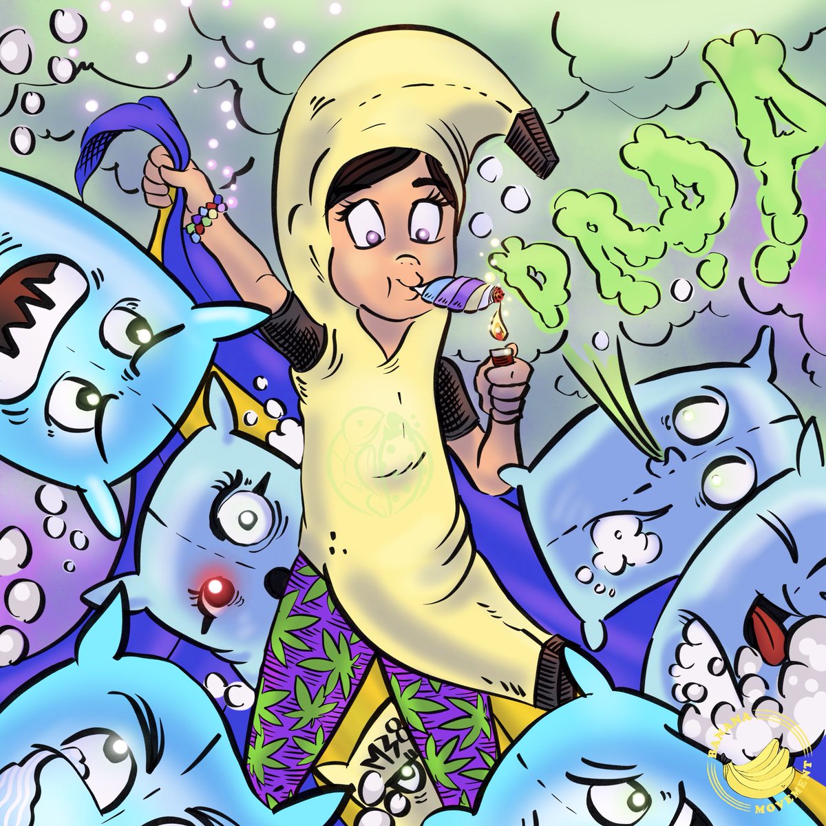 Banana_Movement's tweet photo. Thanks again to everyone who joined me last night on #twitch! See you all next week for more art! Have a great weekend! #bananthursday #bananamovement https://t.co/OMuQUdqNJG