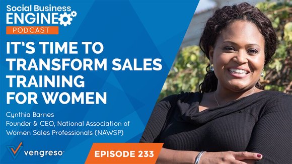 Wen_BCG's tweet image. Join @TheWomenWhoSell&apos;s @CynthiaMBarnes and @GoVengreso&apos;s @BernieBorges on this episode of @MMEnginepodcast as they discuss #Sales training transformation for women. Listen now!

#MMEngine #WomenInPower #SalesTraining bit.ly/2T4j5jW