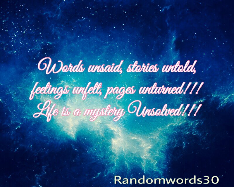 randomwords30's tweet image. #randomwords
